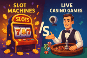 Vergleichstabelle: Spielautomaten vs. Live-Dealer-Spiele
